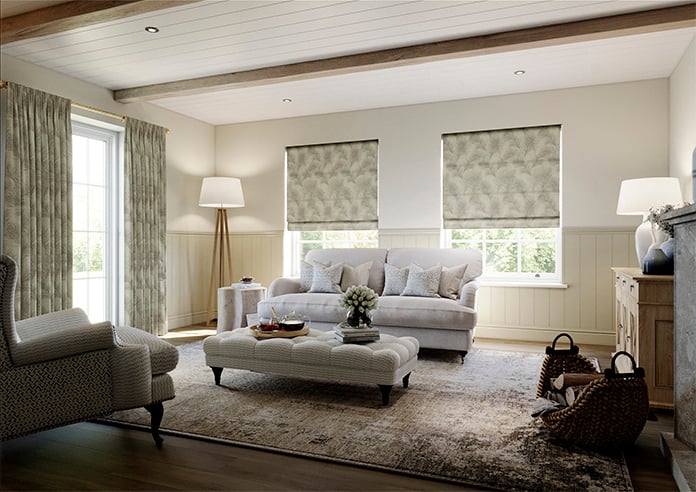 Feather, Dove - Roman Blind - Image 7